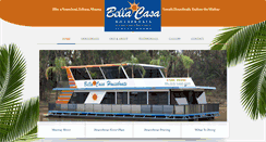 Desktop Screenshot of bellacasahouseboats.com.au